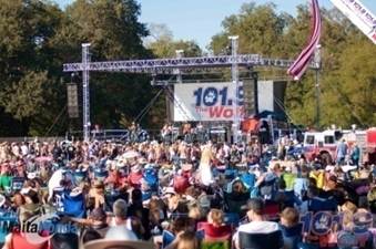 A Crowd Of People At A Concert